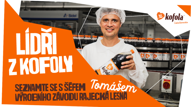 Lídři z Kofoly: šéf výrobního závodu v Rajecké Lesné  